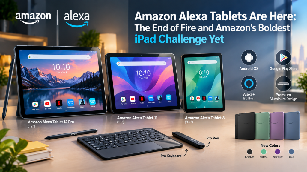 Amazon Alexa Tablets Product Showcase